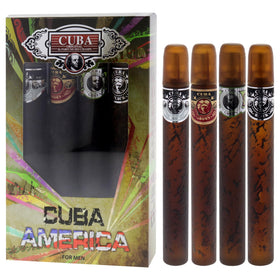 Cuba America grey bottle offers clean, sensual aroma for evening wear.