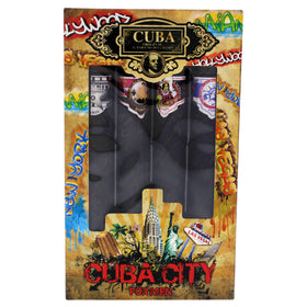 Cuba City Miami bottle display, refreshing daytime option for work and weekends.