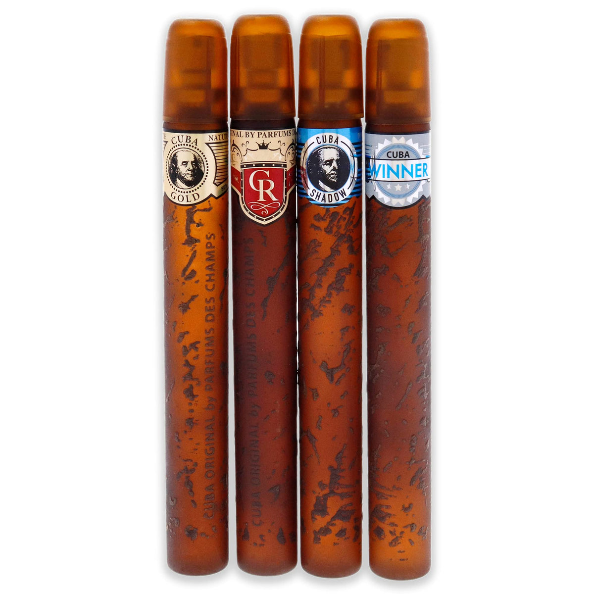 Cuba men's variety gift set fragrances packaging image highlights elegant packaging suitable for gifting.