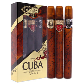 Cuba Trio Best 1 Gift Set VIP Royal design bottle close-up for upscale gifting.