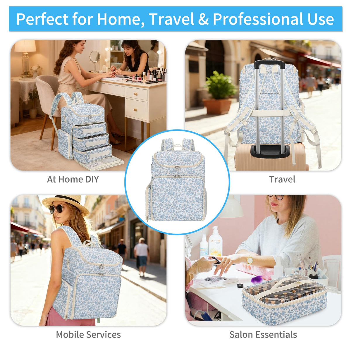 CUBETASTIC adjustable shoulder straps and handle offer comfortable carrying on the go.