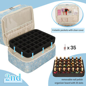 Cubetastic double-layer storage board demonstrates organized upper and lower compartments.