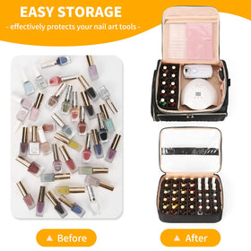 CUBETASTIC interior double-layer layout for organized bottle storage