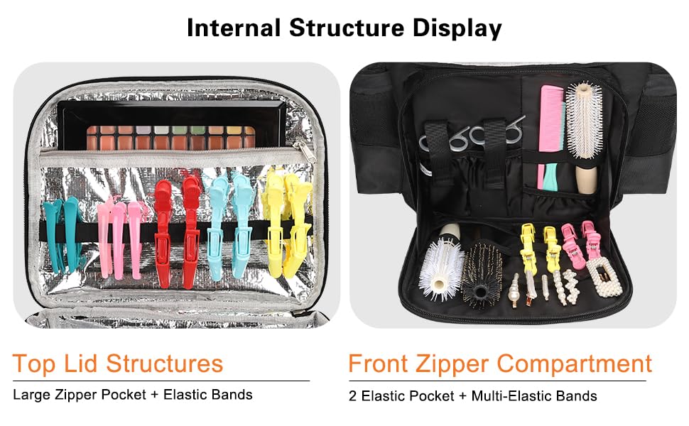 CUBETASTIC includes makeup bags for cosmetics and small tools.