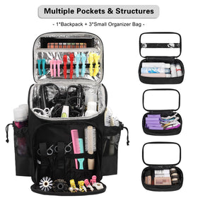 CUBETASTIC bag interior divider lets you customize space for clippers and brushes.