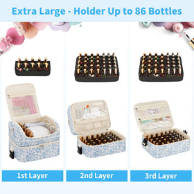 Cubetastic nail lamp compartment ready for mobile nail sessions.