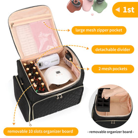 CUBETASTIC removable pouches for small bottle organization