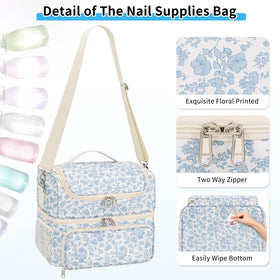 CUBETASTIC three carrying options support mobile nail tech setups and easy transport.