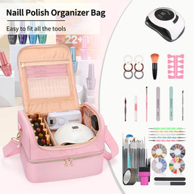 CUBETASTIC pink travel-friendly case offers multiple carry options.