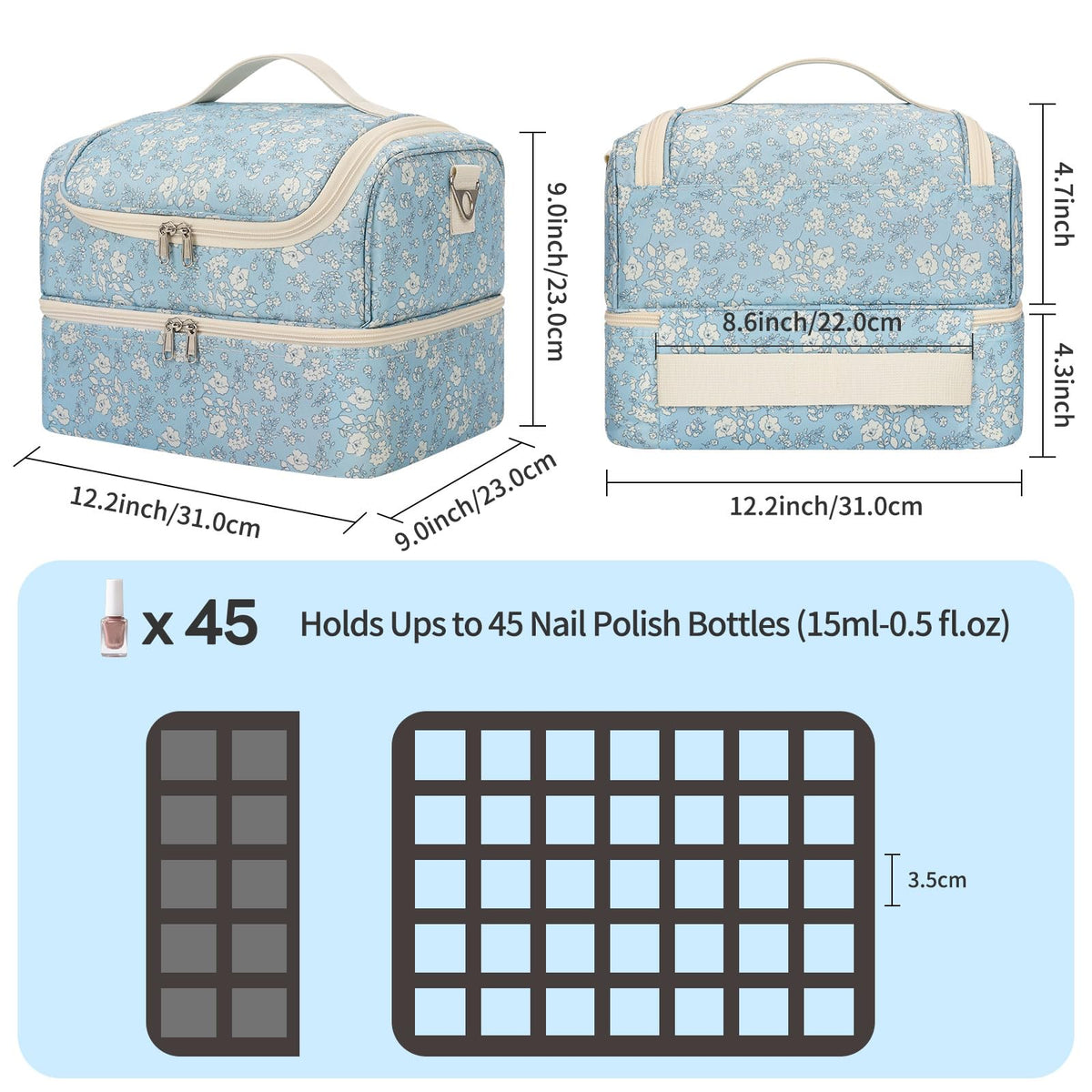 Cubetastic travel-ready case with luggage strap for on-the-go professionals.