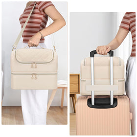 CUBETASTIC travel-ready design with top handle and back strap simplifies transport.