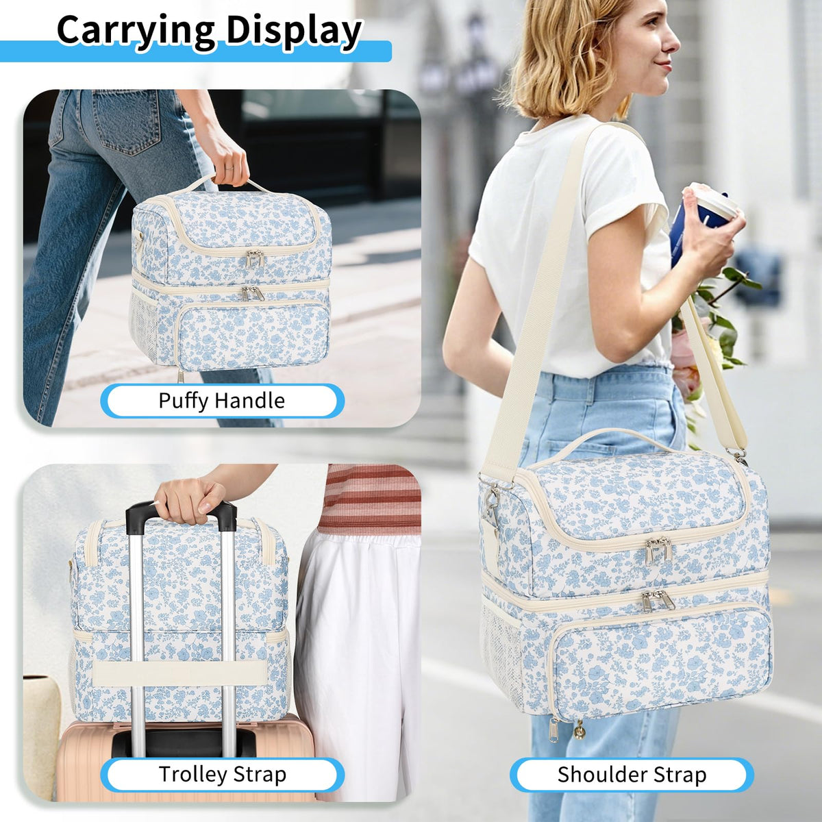 CUBETASTIC wipe-clean bottom protects contents during travel and cleaning sessions.