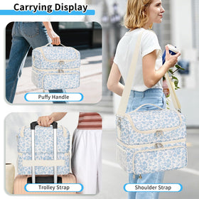 CUBETASTIC wipe-clean bottom protects contents during travel and cleaning sessions.
