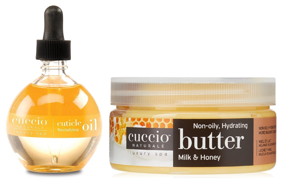 Cuccio Full Hand Treatment cuticle oil bottle for deep hydration of nails and skin
