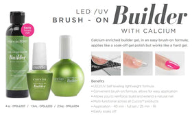 Cuccio Pro clear finish remains chip-resistant and brilliant during wear.