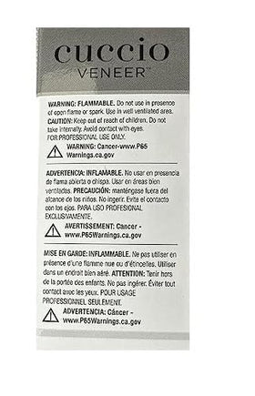 Cuccio Veneer Top Coat delivers brilliant, long-lasting gloss.