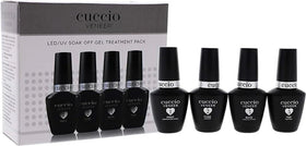 Cuccio Veneer Prep bottle readying nails for durable adhesion.
