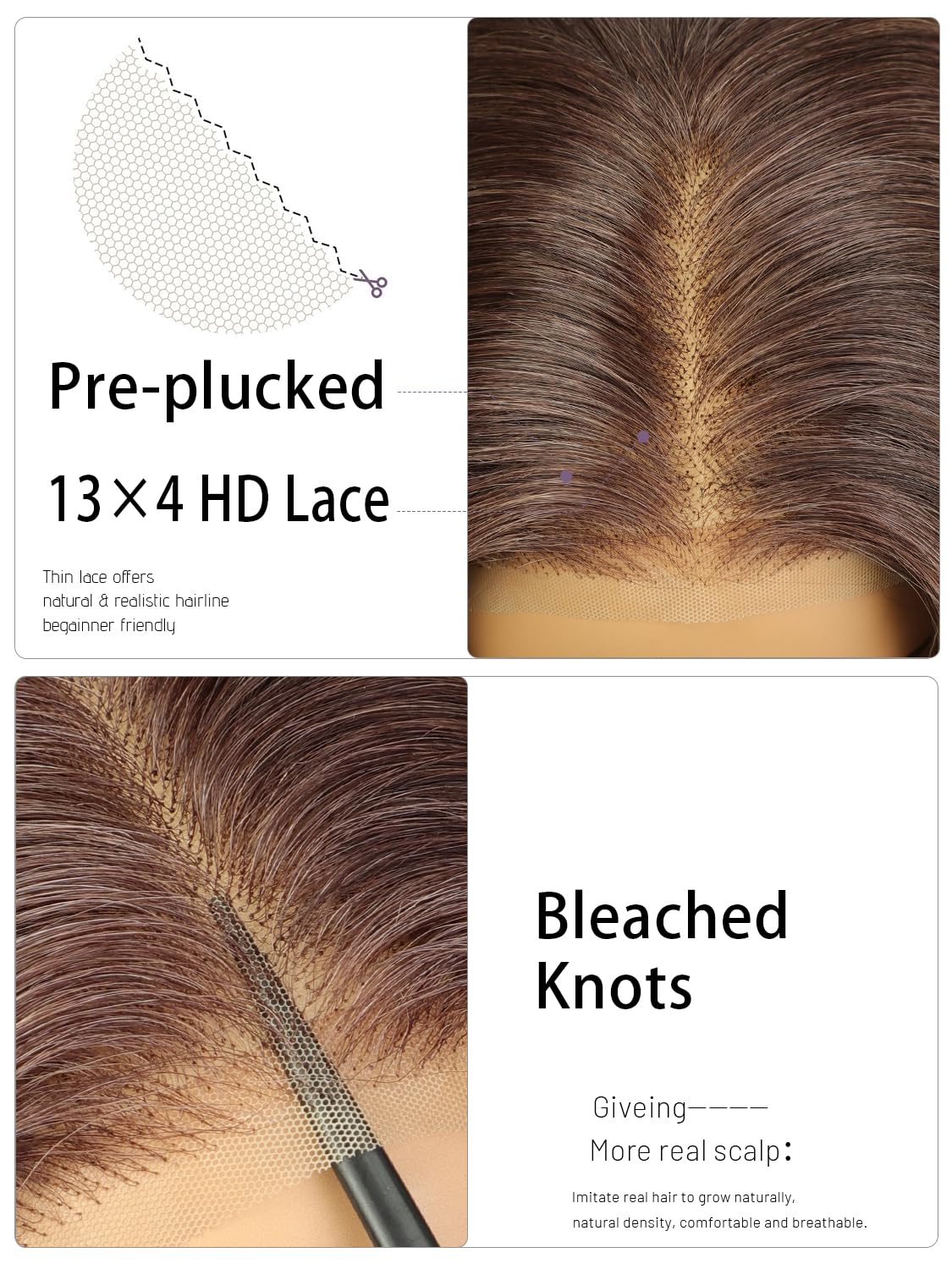 cuiud Blond wig ideal for parties and travel with reliable lace melt