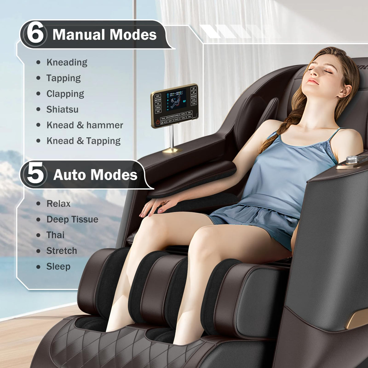 Culanta body scan identifies massage zones for personalized comfort.