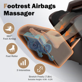 Culanta foot rollers with airbags target foot acupressure.