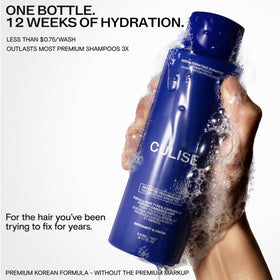 CULISE shampoo pump-top for easy daily use and soft hair.