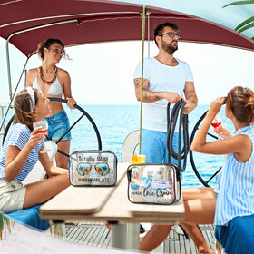 Cunno Cruise bag sized 7.8 x 2.2 x 5.5 inches for essentials.