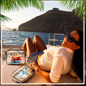 Cunno Cruise chenille patches provide durable decorative detail.