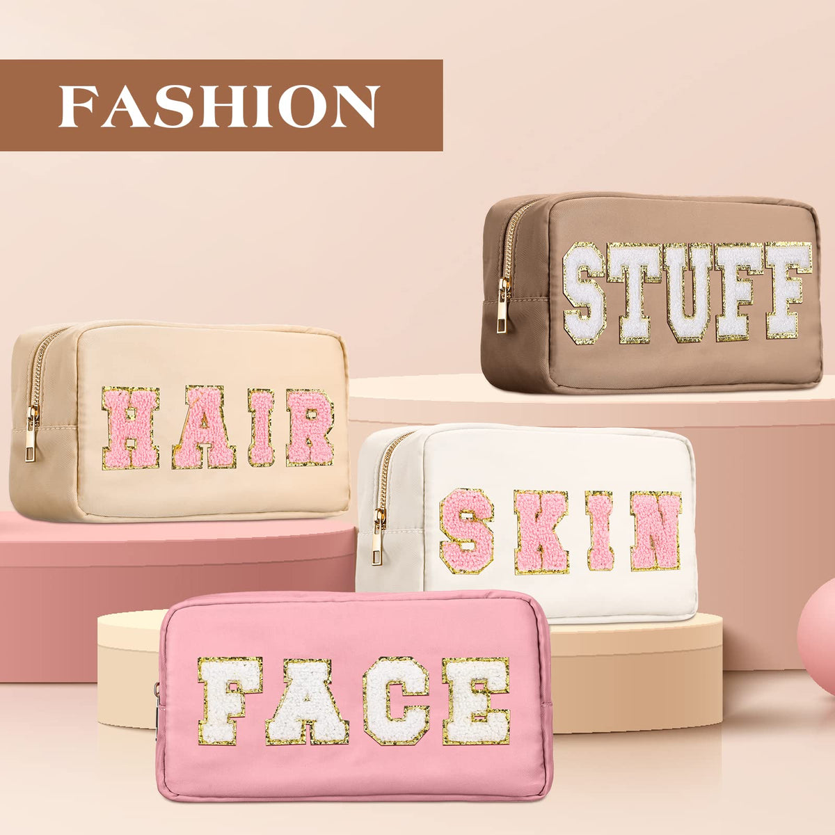 Cunno preppy bag STUFF shows smooth zipper, easy access to essentials.