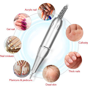 Adjustable speed up to 35000 RPM for versatile nail care tasks