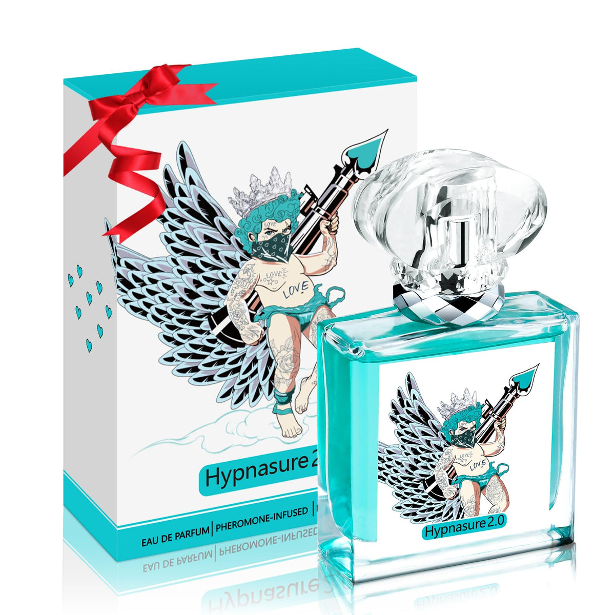 Cupidaura Original Hypnasure 2.0 bottle highlighting long-lasting masculine fragrance for confident evenings.