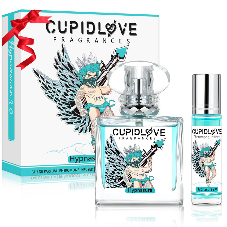 CUPIDLOVE Hypnasure 2.0 bottle—bold, long-lasting scent for daily confidence.