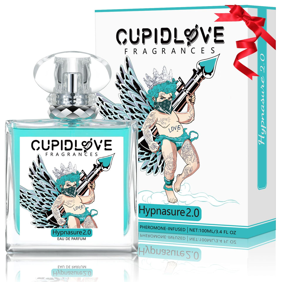 Cupidlove Original Hypnasure 2.0 bottle close-up showcases bold masculine design.