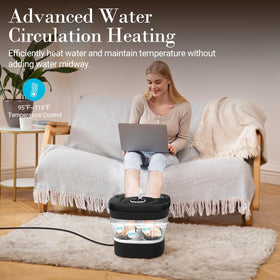 CuPiLo Foot Spa Bath Massager massage balls deliver soothing Shiatsu on the soles