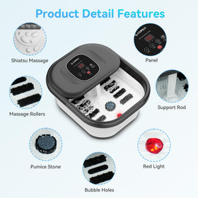 CuPiLo outdoor-ready foot spa ideal for camping or travel