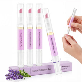 Cupofpet 4 Pcs 2 in 1 Cuticle Pen kit ready for at-home nail maintenance.