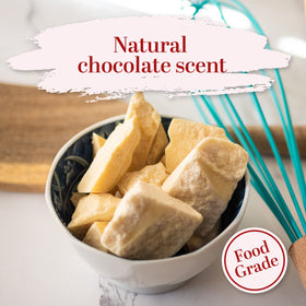 Cupuaçu Butter applying to skin shows deep moisture without greasiness.
