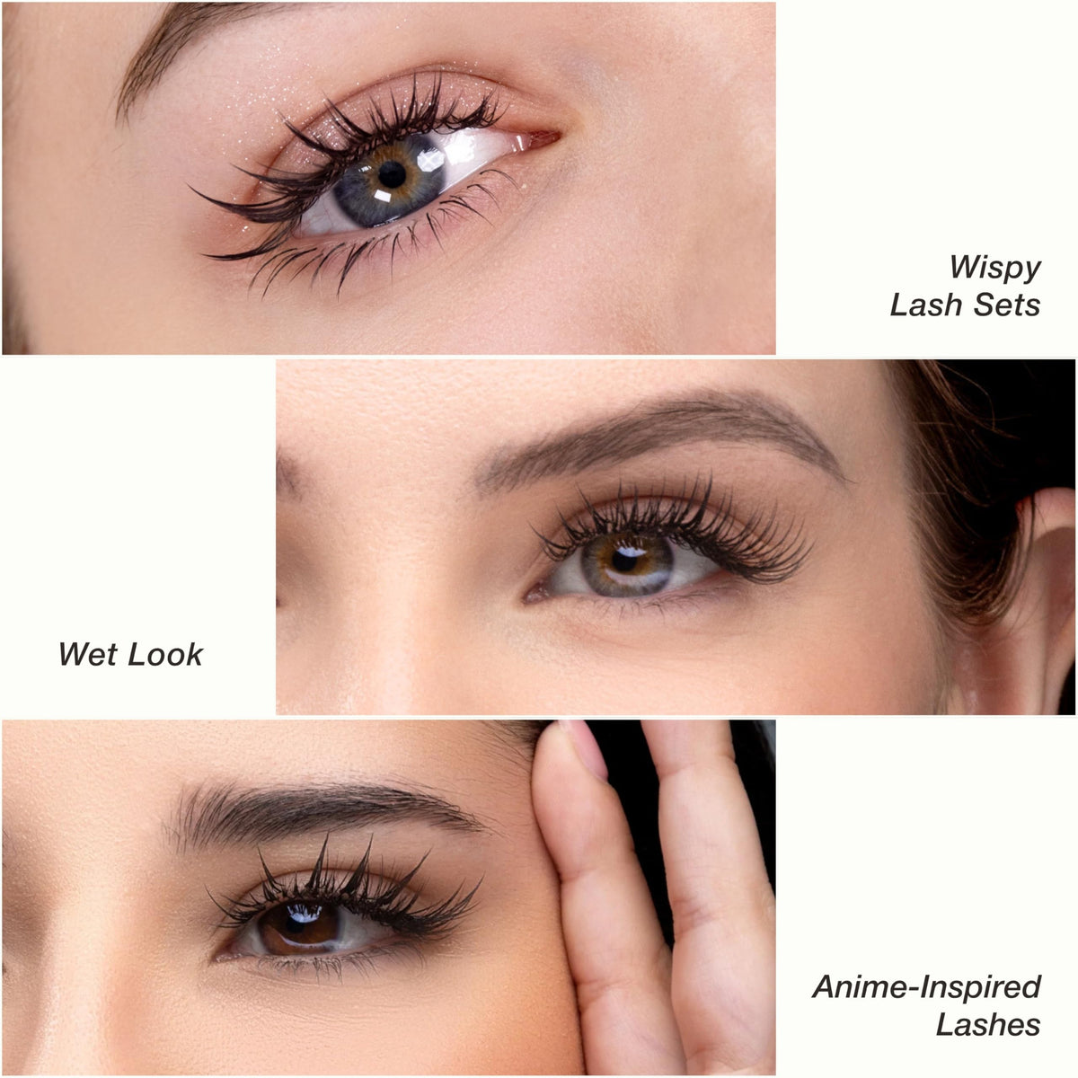 CURACORO Camellia lashes deliver bold, lightweight finish for multiple eye shapes.