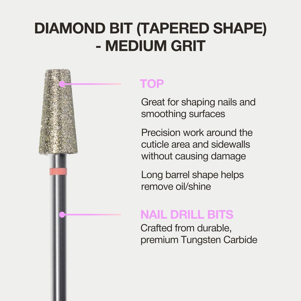 Curacoro professional tool in a salon setting for manicure prep.