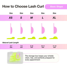 Curacoro Lash Lift Rods provide stable placement for consistent results.