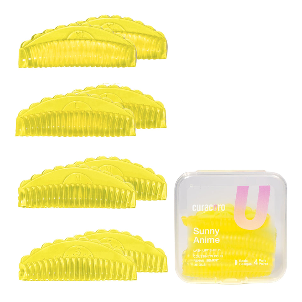 CURACORO Lash Lift Shield S-1 shows secure hold for precise lift.