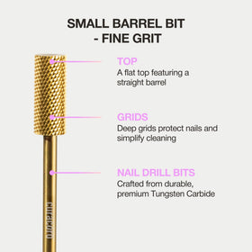 CURACORO fine grit bit used for delicate buff and polish to even out surfaces