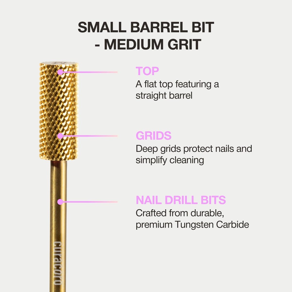 CURACORO smoothing texture view showing edge refinement during manicure
