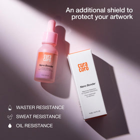 Curacoro Nano Lash Bonder complete kit highlights essential sealing steps.