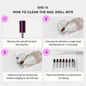 Curacoro professional nail care tip suitable for salon-ready results
