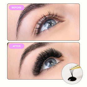 Curacoro eyelash adhesive offers up to eight weeks retention.