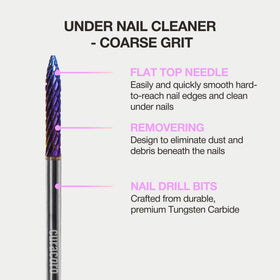 Curacoro salon-grade carbide nail bit for professional use
