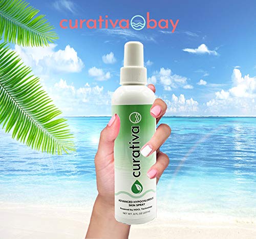 Curativa Bay Hypochlorous spray usage scene for on the go refresh