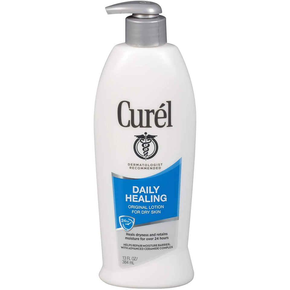 Curel Daily Healing Moisture Lotion bottle front showing original formula for daily hydration