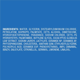 Curel Daily Healing packaging label emphasizes ceramide complex benefits.