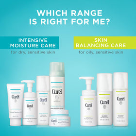 Curél Oil Control Foaming Face Wash ceramides protection close-up for moisture barrier support
